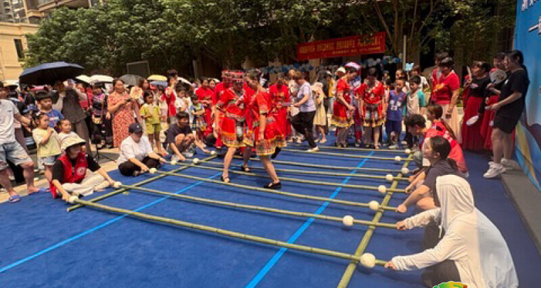 媒体聚焦｜中青校园：潮聚三月三 共筑石榴情